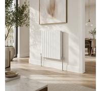 Built Right Designer Radiator Oval Panel Double Horizontal 600 X 600