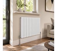 Built Right Designer Radiator Oval Panel Double Horizontal 600 X 780