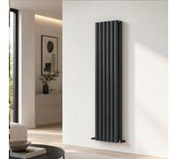 Built Right Designer Radiator Oval Panel Double Verticle 1800 X 360