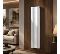 Built Right Designer Radiator Oval Panel Double Verticle 1800 X 360