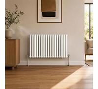 Built Right Designer Radiator Oval Panel Single Horizontal 600 X 1020
