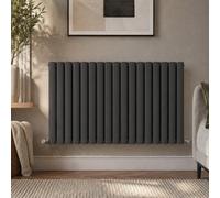 Built Right Designer Radiator Oval Panel Single Horizontal 600 X 1020