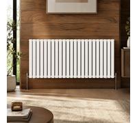 Built Right Designer Radiator Oval Panel Single Horizontal 600 X 1380