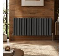 Built Right Designer Radiator Oval Panel Single Horizontal 600 X 1380