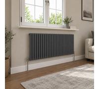 Built Right Designer Radiator Oval Panel Single Horizontal 600 X 1620
