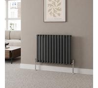 Built Right Designer Radiator Oval Panel Single Horizontal 600 X 780