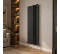 Built Right Designer Radiator Oval Panel Single Verticle 1800 X 600