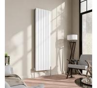 Built Right Flat Panel Designer Radiator, Central Heating Radiator, Horizontal & Vertical Single or Double Panel Flat Radiator, White or Anthracite, Multiple Sizes (White, 1800 x 420 - Double)