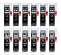 Built Right Heavy-Duty Mounting Adhesive 300Ml, Strong Grab No Nails Glue, Solvent Free Adhesive (Pack Of 12)