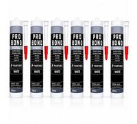 Built Right Heavy-Duty Mounting Adhesive 300Ml, Strong Grab No Nails Glue, Solvent Free Adhesive (Pack Of 6)