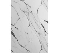 Built Right Pvc Shower Wall Panels 1M X 2.4M Waterproof Bathroom Panels 10mm Thick Pvc Splash Panels (Gloss Carrara Silver Sp46)