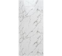 Built Right Shower Wall Panels 1M X 2.4M Waterproof Bathroom Panels 10mm Thick Pvc Splash Panels (Gloss Carrara White Marble Sp30)