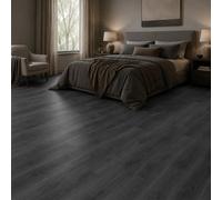 Built Right Spc Vinyl Click Flooring Anthracite 6.5mm Wood Effect Planks 1.79M2 Pack Luxury Bathroom Kitchen Floor Easy Diy Fit Uk