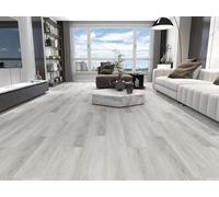 Built Right SPC Vinyl Click Lock Flooring - Canadian Grey Wood Effect Planks, 6.5mm Thick, Easy DIY Interlocking Installation, Luxury Vinyl Flooring for Bathroom, Kitchen, Bedroom - 1.79m² Pack