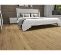 Built Right SPC Vinyl Click Lock Flooring - Natural Oak Wood Effect Planks, 6.5mm Thick, Easy DIY Interlocking Installation, Luxury Vinyl Flooring for Bathroom, Kitchen, Bedroom - 1.79m² Pack