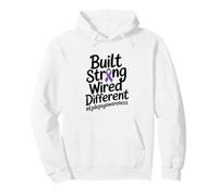 Built Strong Wired Different Funny Epilepsy Awareness Pullover Hoodie
