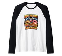 Built This Body On Bad Choices Funny Junk Food Lover Raglan Baseball Tee