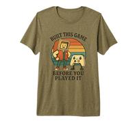 Built This Game Before You Played It Retro Gamer Controller Premium T-Shirt