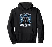 Built To Outlast Bull Strength Men Pullover Hoodie