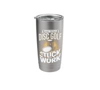 Built to Play Disc Golf Stuck at Work Stainless Steel Insulated Tumbler