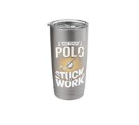 Built to Play Polo Stuck at Work Stainless Steel Insulated Tumbler
