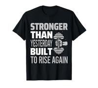 BUILT TO RISE - GYM MINDSET APPAREL FOR FITNESS WARRIORS T-Shirt