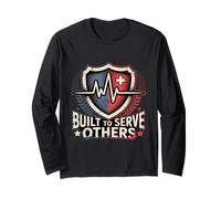 Built to Serve Others Medical Pride Long Sleeve T-Shirt