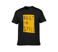 Built to Spill T-Shirt Graphic Tee Printed Top Mens T-Shirt Black Tee O Neck Tshirt
