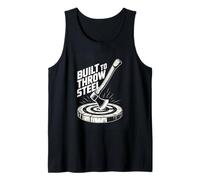 Built to Throw Steel Axe Throwing Target Lumberjack Tank Top