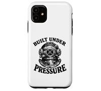 Built Under Pressure Oldschool Vintage Dive Suit Scuba Diver Case for iPhone 11
