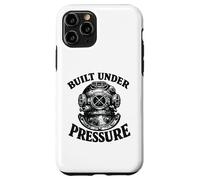 Built Under Pressure Oldschool Vintage Dive Suit Scuba Diver Case for iPhone 11 Pro