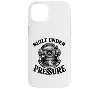 Built Under Pressure Oldschool Vintage Dive Suit Scuba Diver Case for iPhone 14 Plus