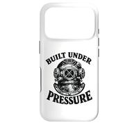 Built Under Pressure Oldschool Vintage Dive Suit Scuba Diver Case for iPhone 17 Pro