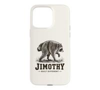 Built Weirdly Different Jimothy Feral Raccoon Meme Design Case for iPhone 15 Pro Max