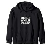 Built While Unknown Startup Founder Zip Hoodie