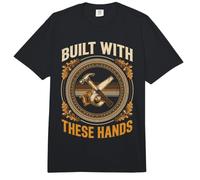 Built with These Hands Woodworking Tools Comfort Colors Adult Heavyweight T-Shirt