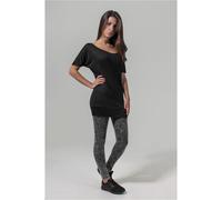 Built Your Brand Ladies Viscose Tee T-Shirt black S