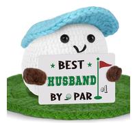 Buioata Gifts for Him Golf, Anniversary Wedding Handmade Inspirational Crochet Golf Plush for Husband from Wife, Positive Golf Gifts For Husband Birthday