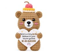 Buioata Positive Crochet Bear Animals, Birthday Gifts for Women Men