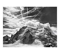 Buisse Mont Blanc Tacul Mountain Summit Photo Art Print Canvas Premium Wall Decor Poster Mural
