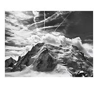 Buisse Mont Blanc Tacul Mountain Summit Photo Large Wall Art Poster Print Thick Paper 18X24 Inch
