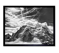 Buisse Mont Blanc Tacul Mountain Summit Photo Unframed Wall Art Print Poster Home Decor Premium