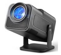 [Buit-in Apps & Auto Keystone] Mini Projector 18000 Lumen Native 1080P Full HD Support 4K, WiFi 6 & Bluetooth, Auto Keystone, Android 11.0, Portable Projector for Bedroom Home Office Outdoor Camping