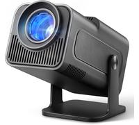 [Buit-in Apps ] INMOZATA Mini Projector 300 ANSI Brightness Native 1080P Full HD Support 4K, WiFi 6 & Bluetooth, Auto Keystone, Android 11.0, Portable Projector for Bedroom Home Office Outdoor Camping