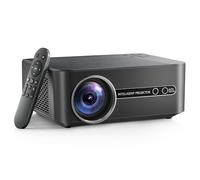 [Buit-in Apps ] INMOZATA Smart Projector 25000 Lumen Native 1080P Full HD Support 4K, WiFi 6 & Bluetooth, Auto Keystone & Focus, Outdoor Home Cinema Projector for Laptop, PC, Smartphone