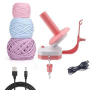 Buithafu Electric Yarn Winder, Electric Wool Winder for Knitting Automatic Operated, Automatic Yarn Ball Winder with USB Cable, Wool Winder Holder The Helper for Knitting Enthusiast