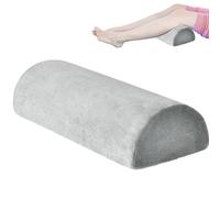 Buithafu Half Moon Memory Foam Pillow Cushion Orthopaedic Bolster Pillow Leg Elevation Pillow Under the Knee Pillow for Back Legs Side Sleepers Post-Surgery Footrest Lumbar