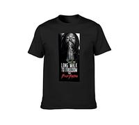 Buju Banton Dj Reggae Long Walk to Freedom Tour Men T Shirt Printed Black Tee Graphic Top Tee for Men