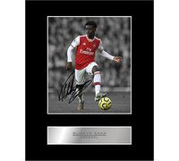 Bukayo Saka Pre Printed Signed Mounted Photo Display #11 Printed Autograph Picture