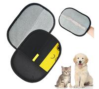 Bukbas 2PCS Pet Hair Removal Gloves, Double-Sided Dog Cat Pet Grooming Glove, Reusable Versatile Static Removal Deshedding Gloves For Dogs & Cats for Brush Tool for Couch, Furniture, Carpet, Car Seat